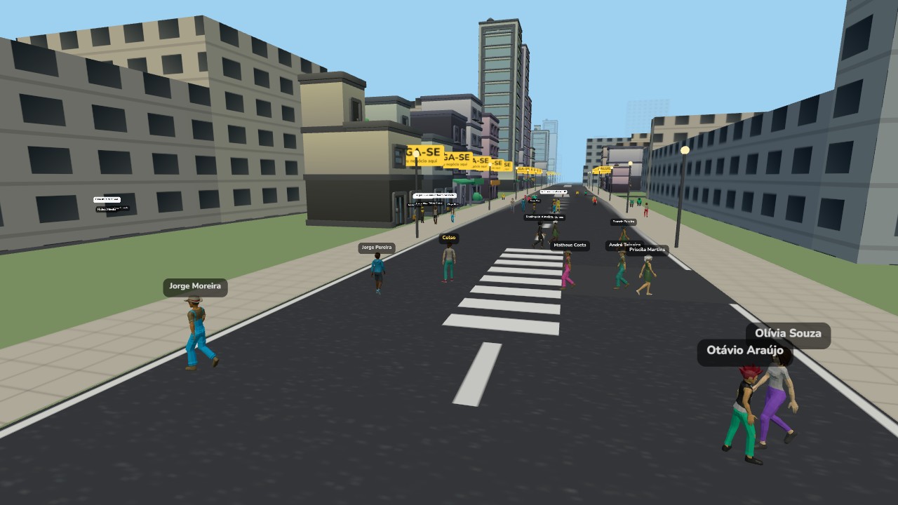 Avenida Paulista em 3D, vista da rua